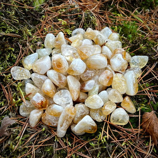 Citrine, tumbled