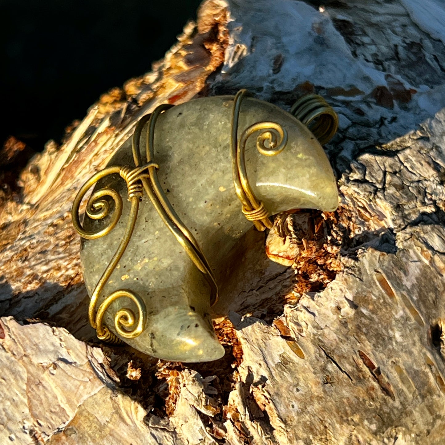 Labradorite, handmade pendant, necklace