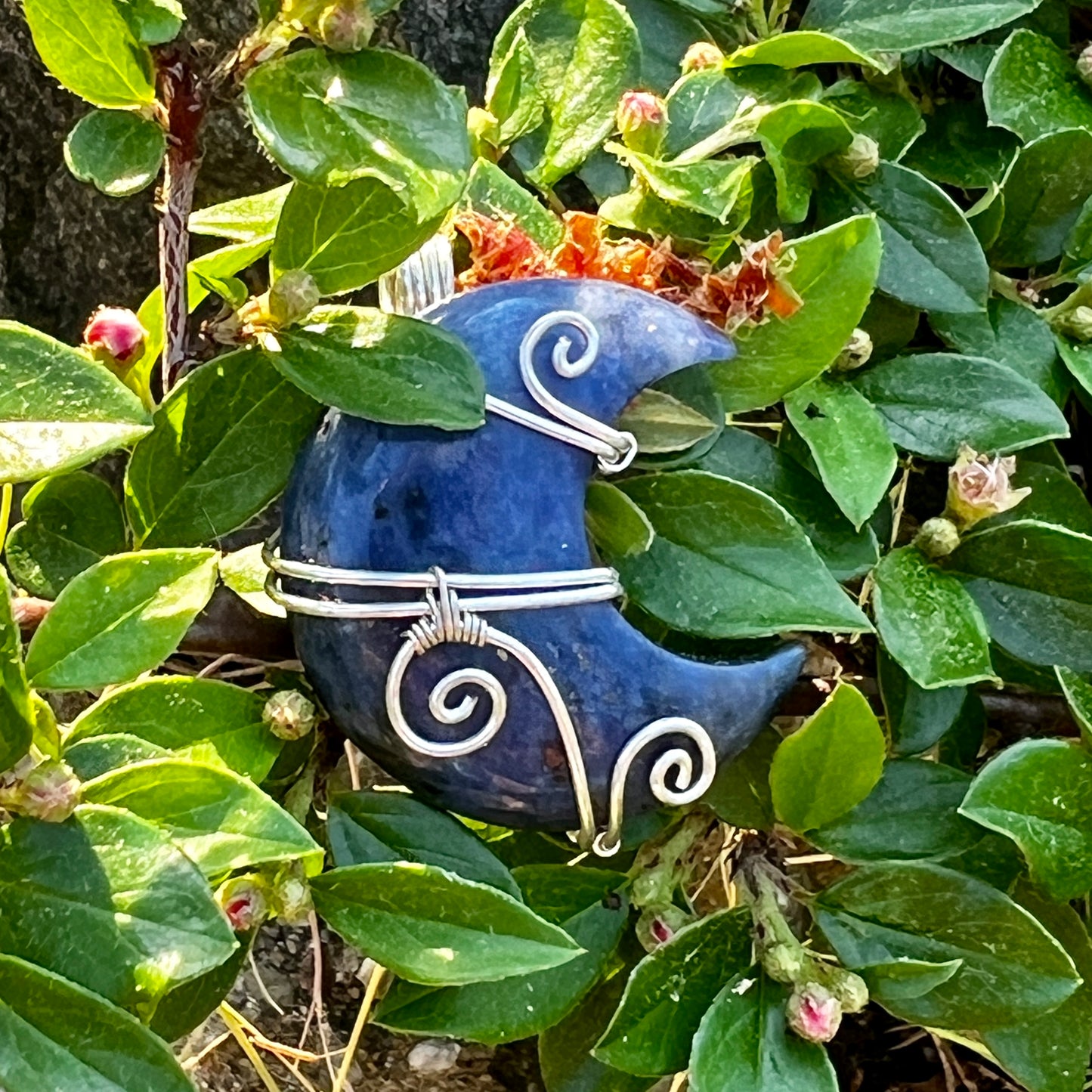 Sodalite, handmade pendant