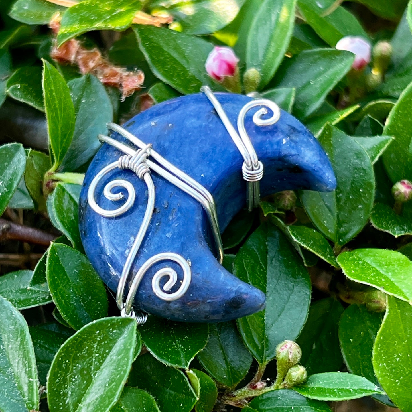 Sodalite, handmade pendant